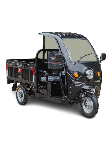 Trimoto electrica de carga E-CARGO 2 negra