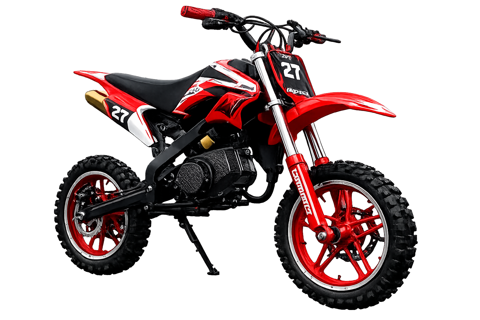 Mini moto 49 cc roja